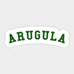 Arugula College University Graduate Sticker